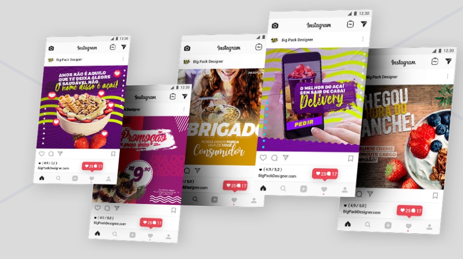 Artes De Exemplo Do Big Pack Designer